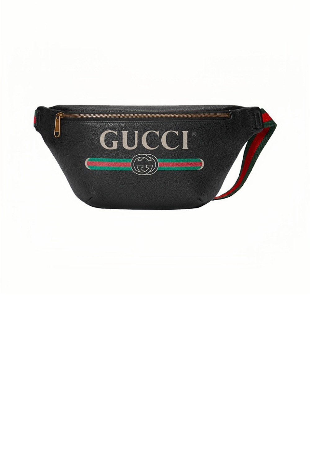 구찌 라지 프린트 레더 벨트백 493869