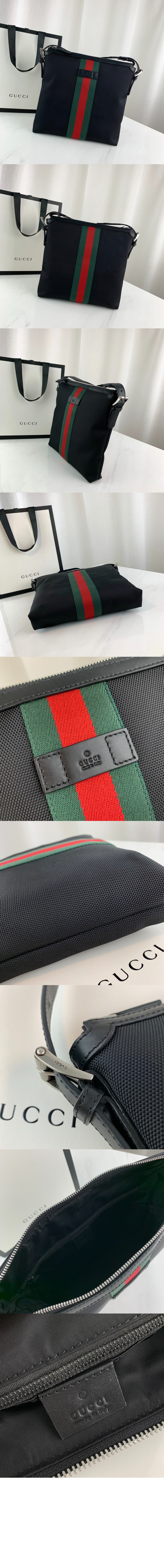 구찌 GG수프림 크로스백 387111