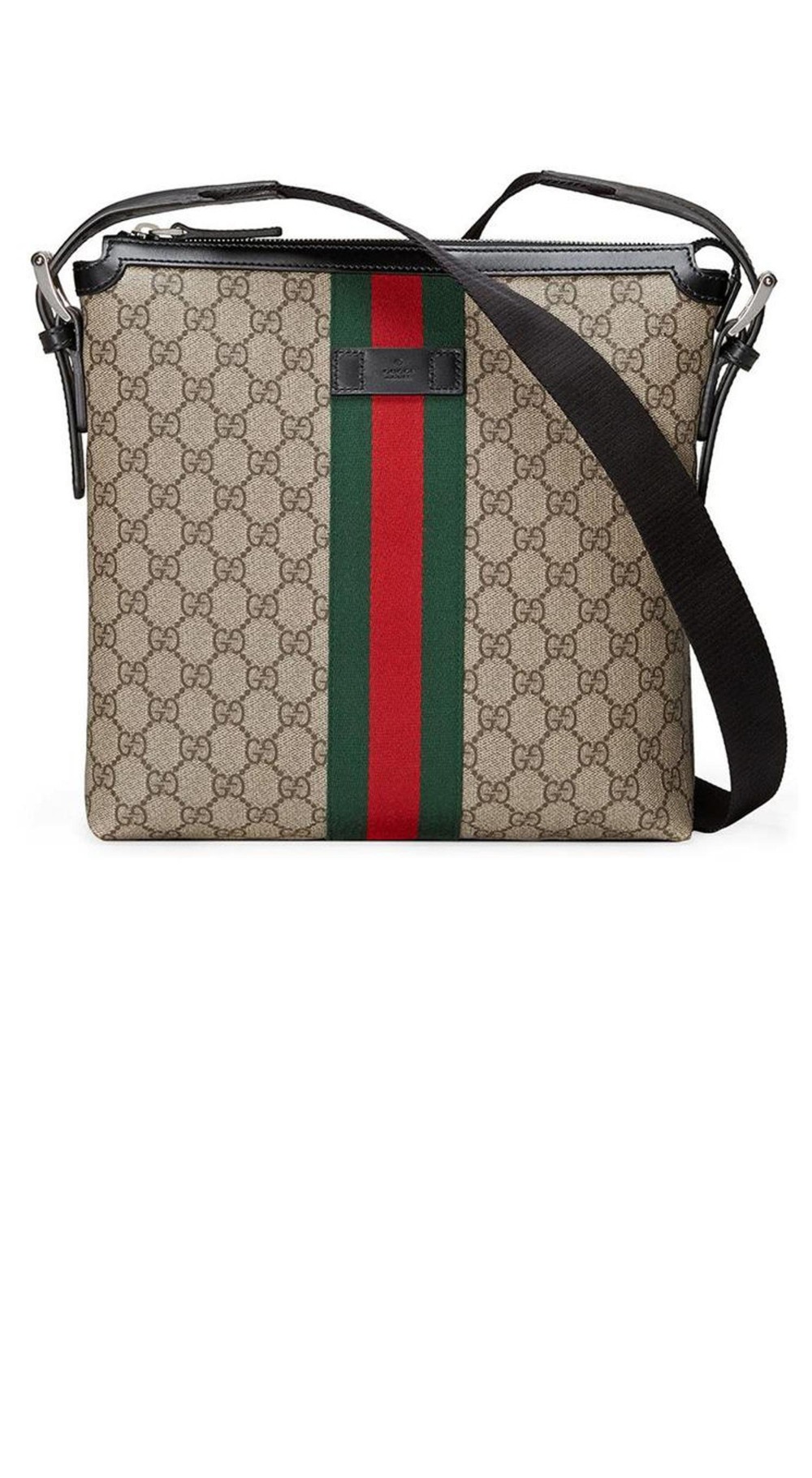 구찌 GG수프림 크로스백 387111