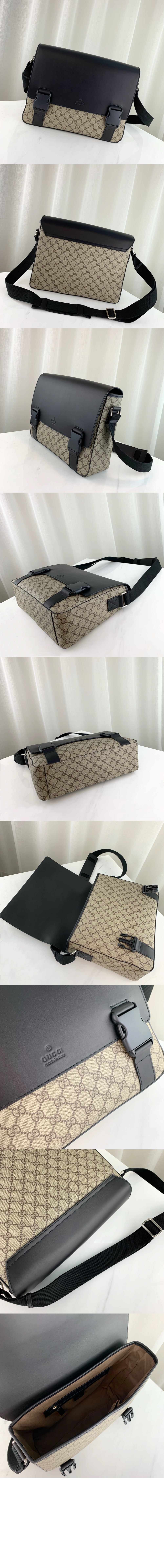 구찌 GG 수프림 메신저백 406367