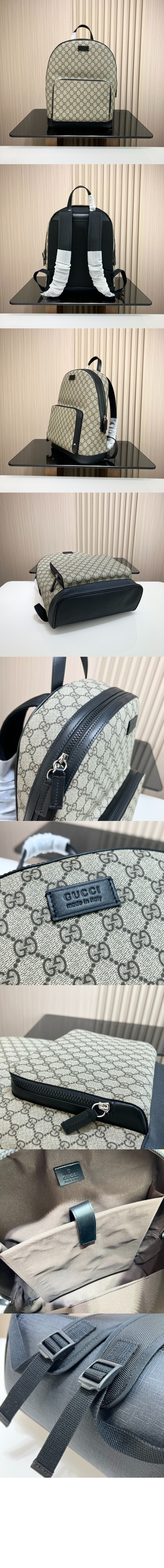 구찌 GG 수프림 캔버스 백팩 406370