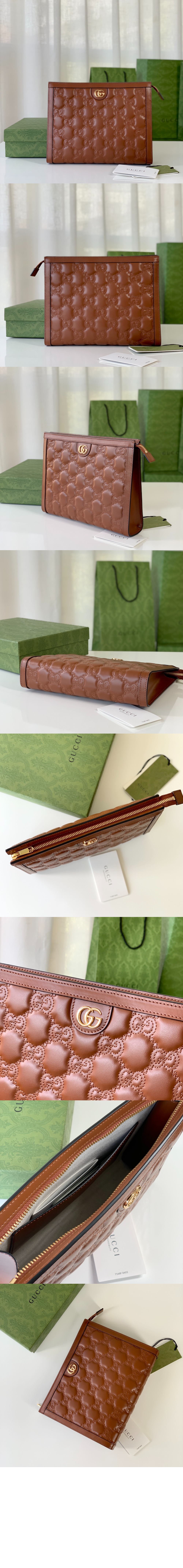 구찌 GG 마틀라세 파우치 723780