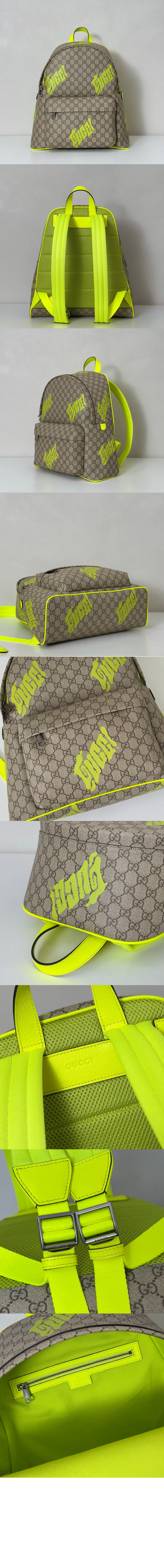 구찌 프린트 미디엄 백팩 834466