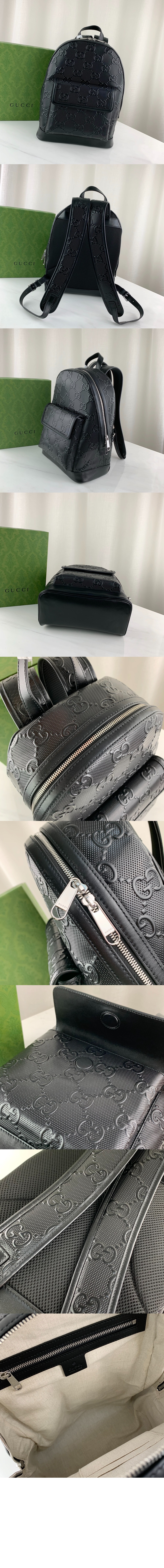 구찌 GG 엠보스 백팩 658579