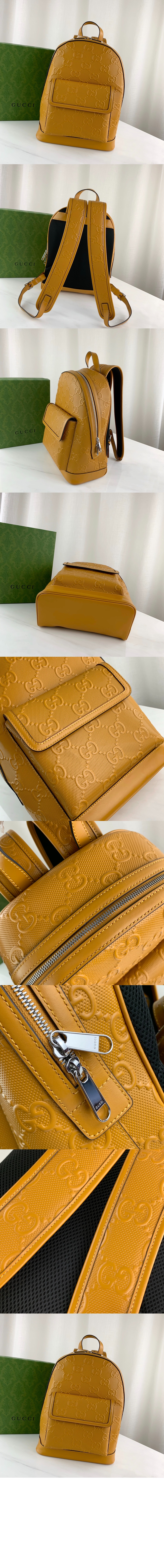 구찌 GG 엠보스 백팩 658579