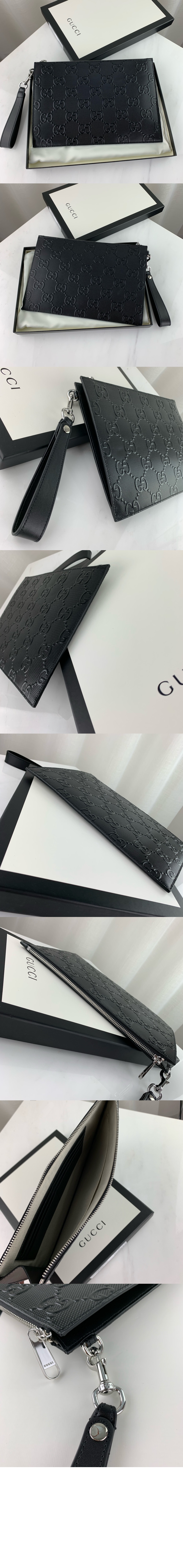 구찌 GG 엠보스 파우치 625569