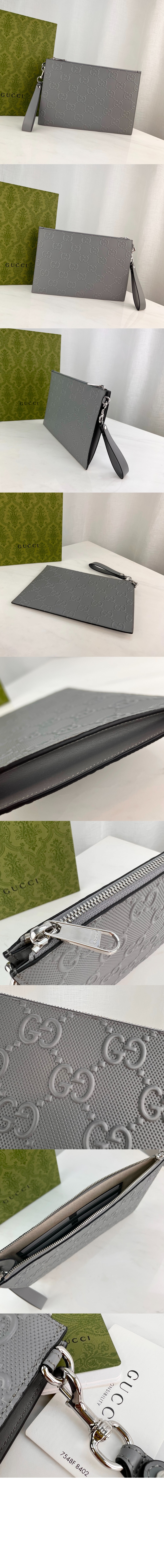 구찌 GG 엠보스 파우치 625569