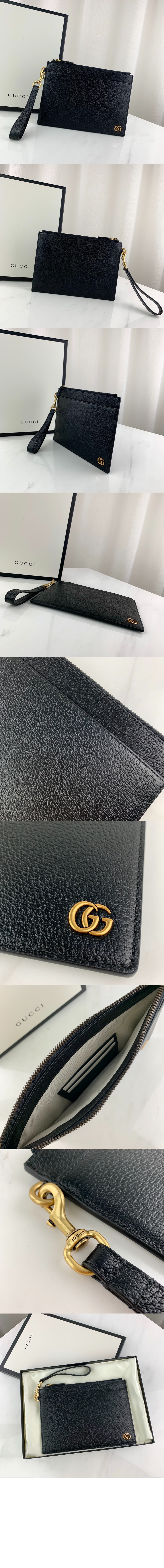 구찌 GG 마몽 지퍼 클러치 658562