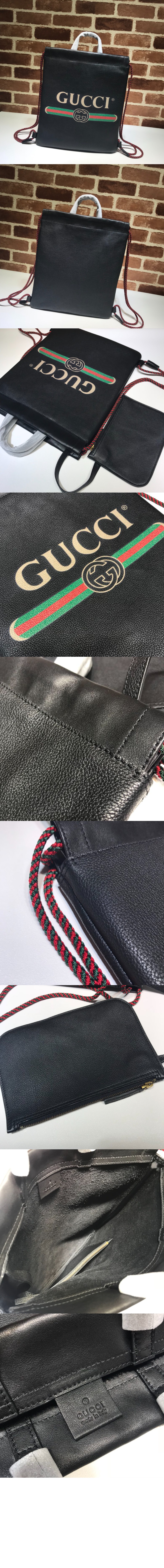 구찌 드로우스트링 스몰 백팩 523586