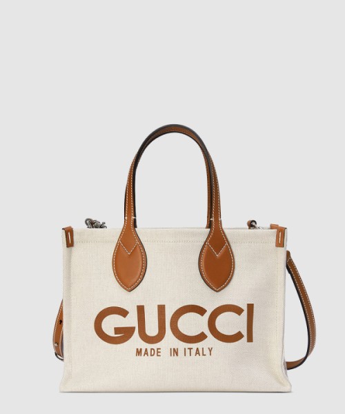 구찌 프린트 미니 토트백 772144