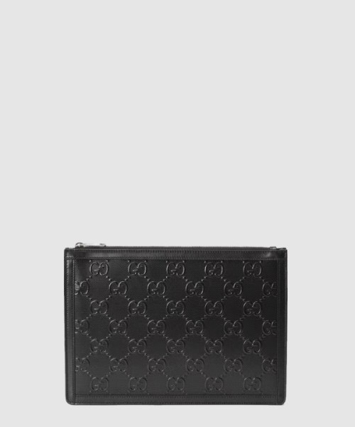 구찌 GG 엠보스 클러치 646449