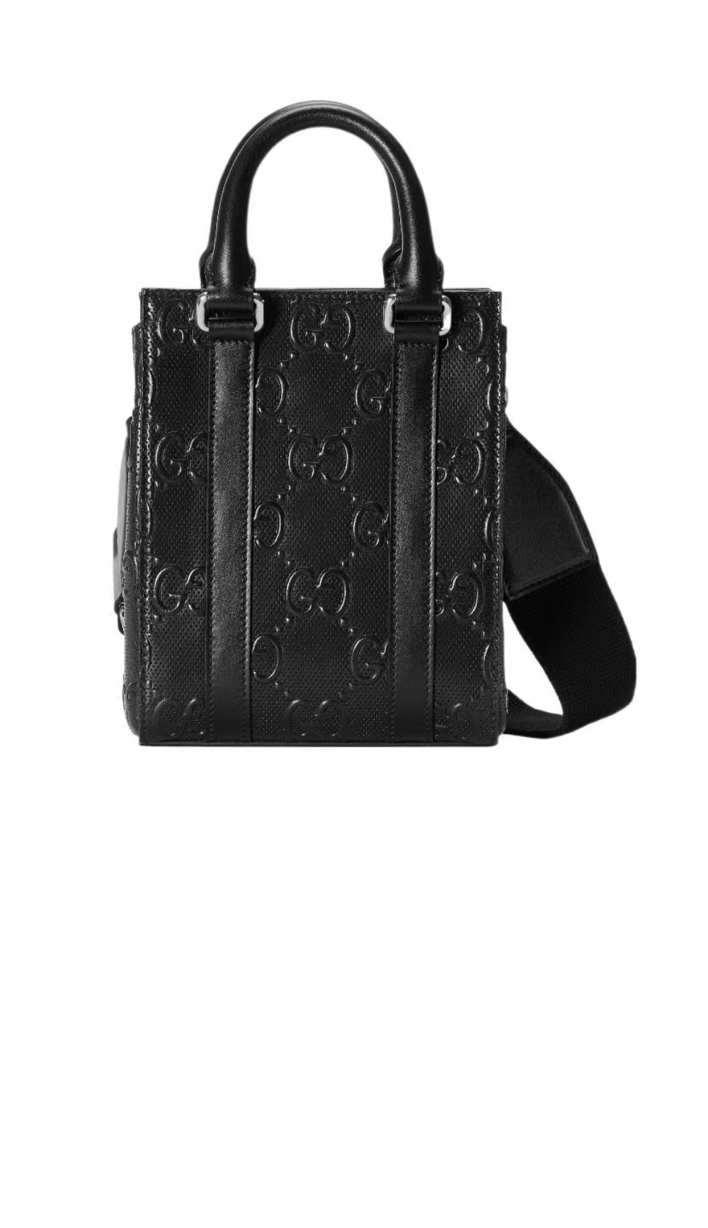구찌 GG 엠보스 미니 토트백 696010