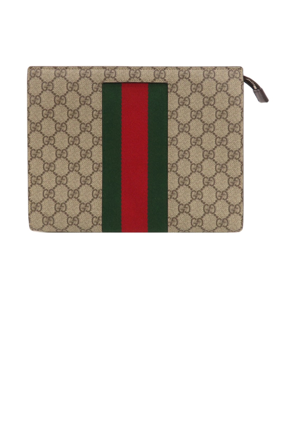 구찌 GG 수프림 웹 클러치 475316