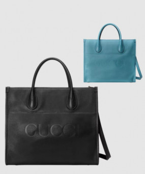 구찌 로고 스몰 토트백 674822