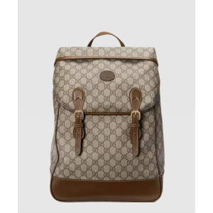 구찌 타이거 프린트 GG 미듐 백팩 696013