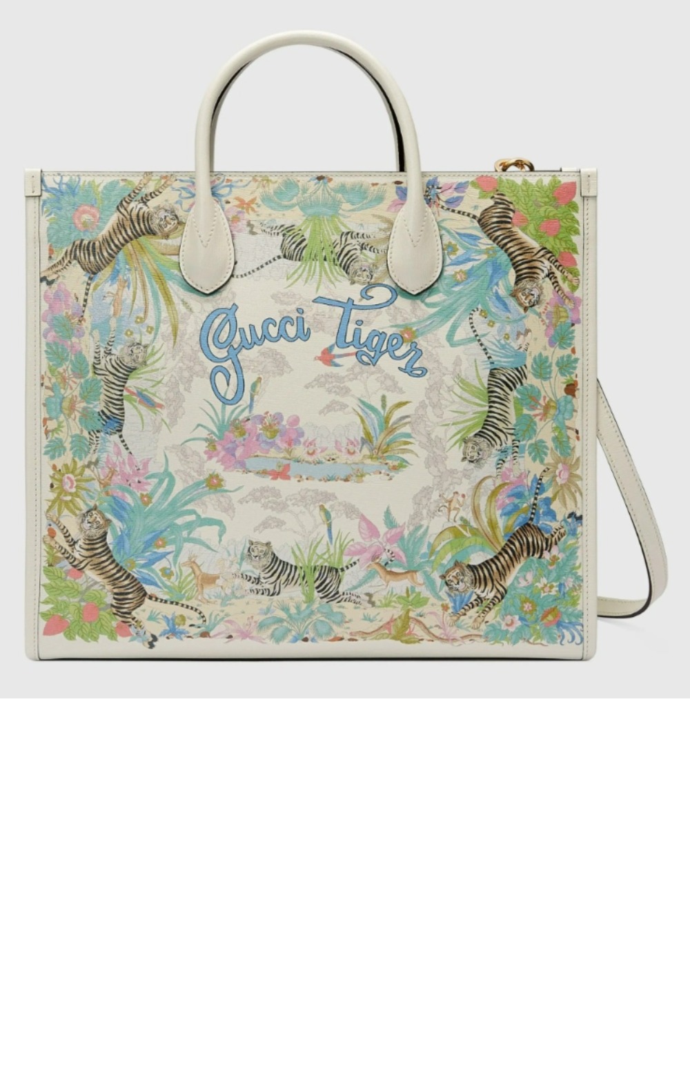 구찌 타이거 미듐 토트백 687827