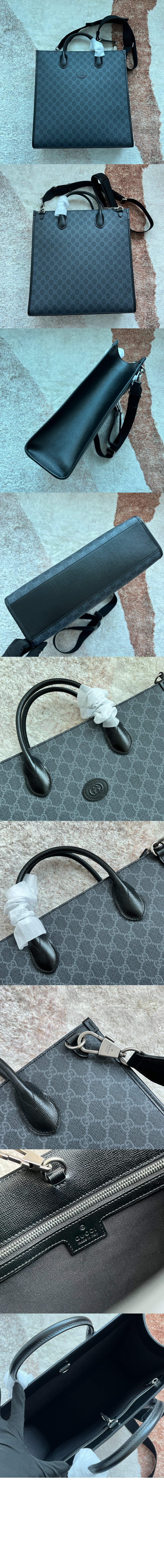 구찌 인터로킹 G 미듐 토트백 674155