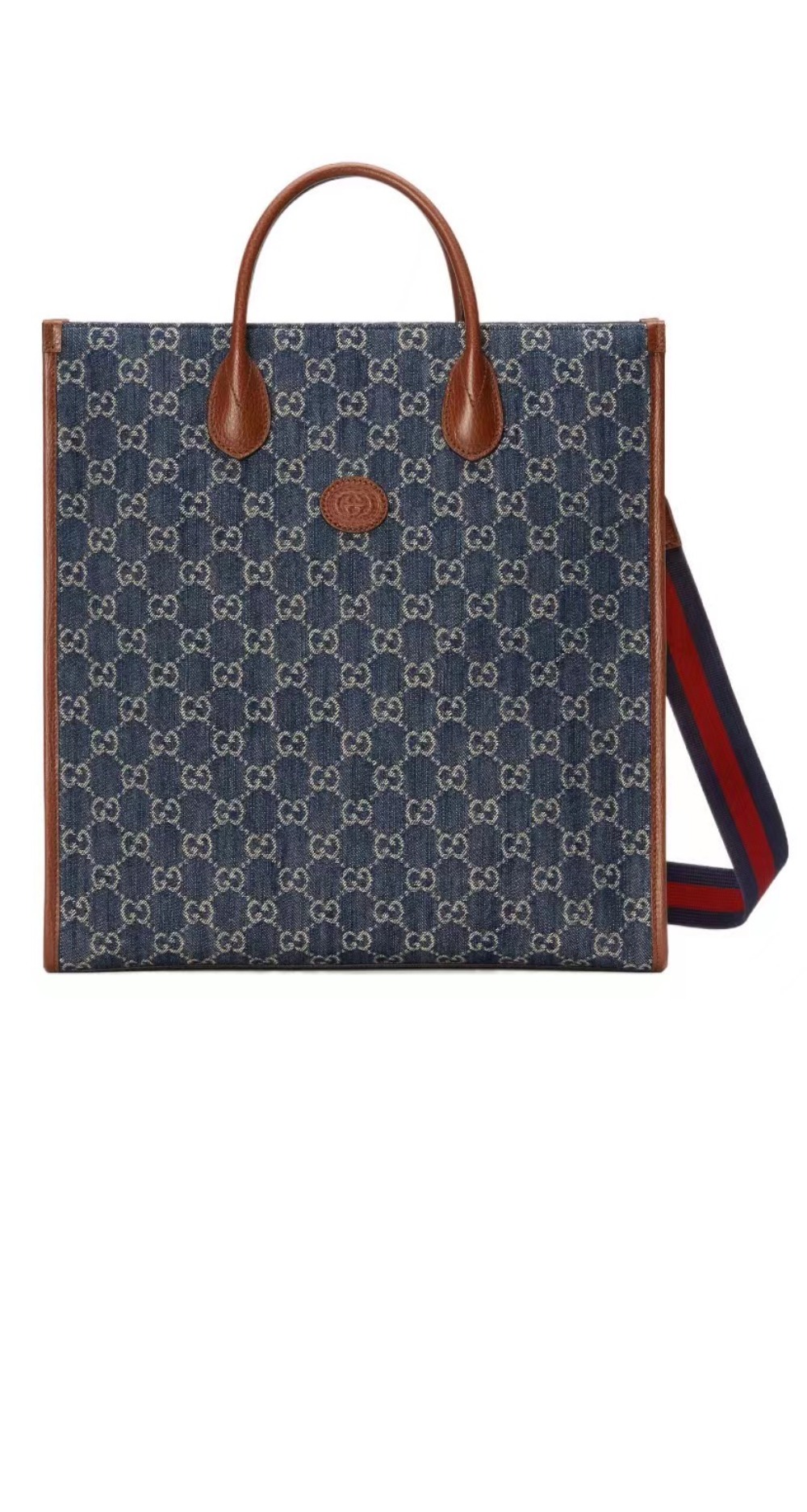 구찌 인터로킹 G 미듐 토트백 674155