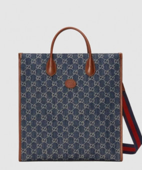 구찌 인터로킹 G 미듐 토트백 674155