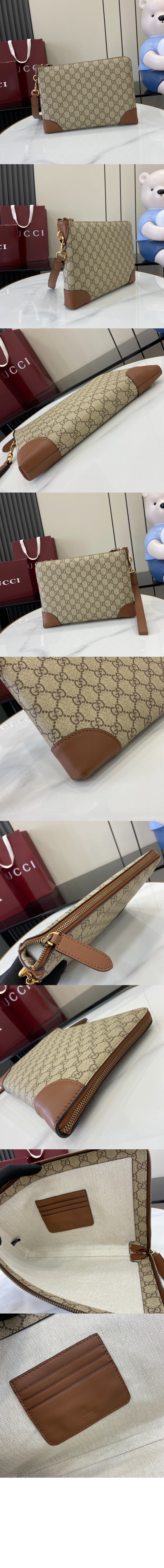 구찌 GG 엠블럼 스몰 비즈니스 케이스 821156