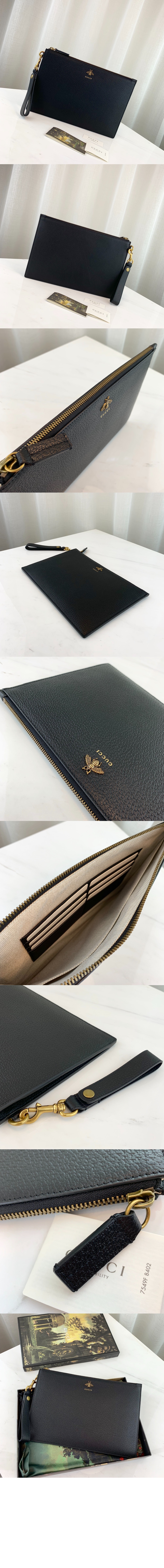 구찌 애니멀리어 클러치 523684