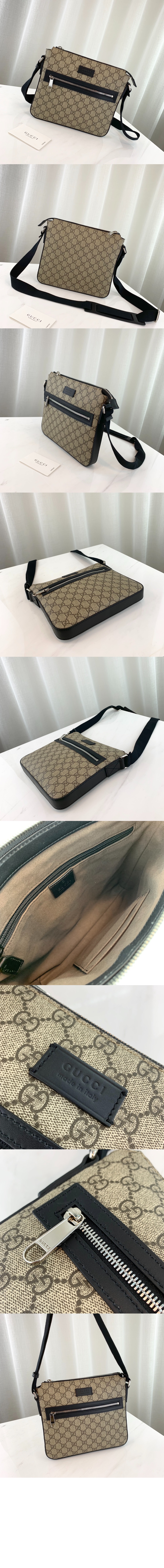 구찌 GG 엠보스 스몰 메신저백 406410