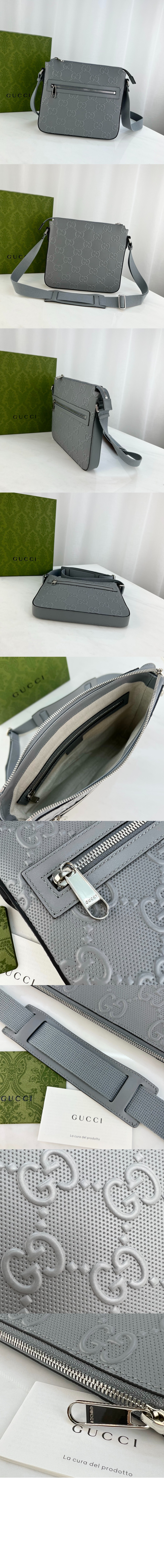 구찌 GG 엠보스 스몰 메신저백 406410