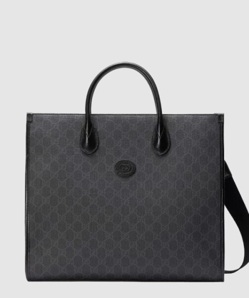 구찌 인터로킹 G 미듐 토트백 674148