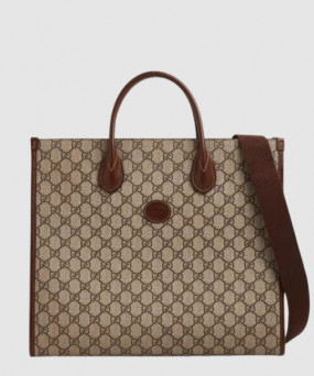 구찌 인터로킹 G 미듐 토트백 674148