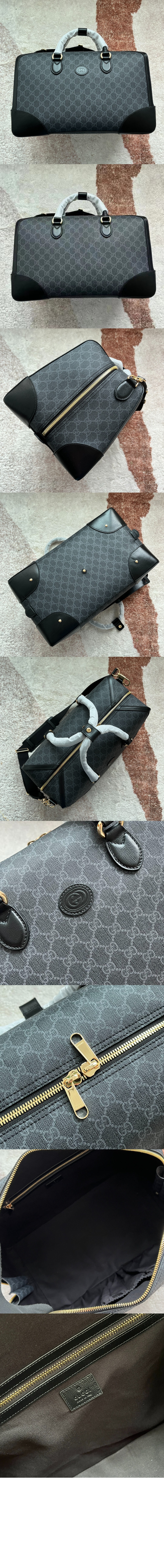 구찌 인터로킹 G 더플백 696014