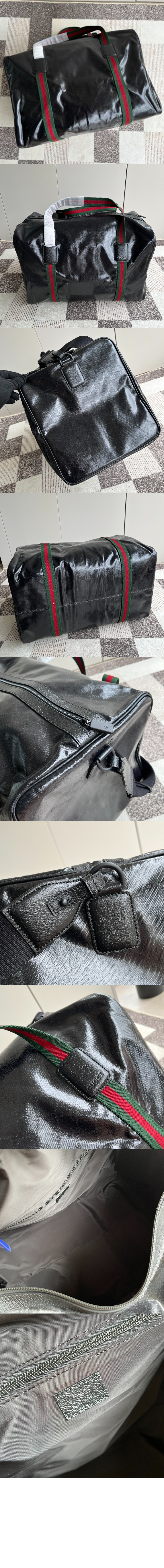 구찌 웹 라지 더플백 758664