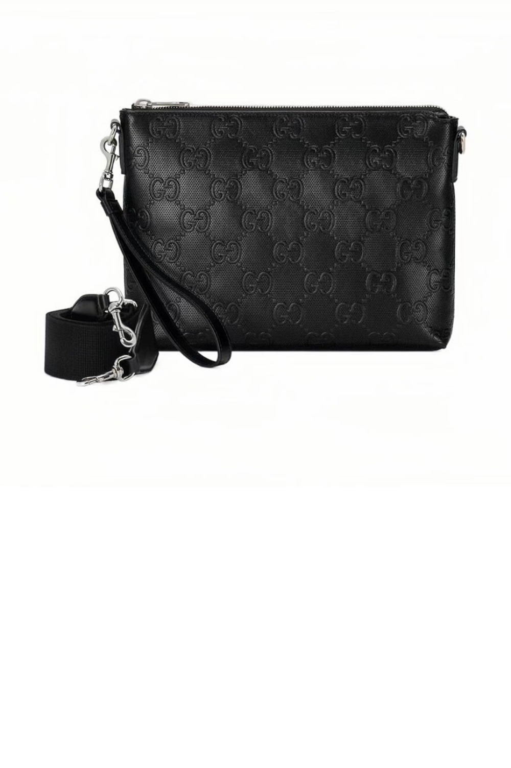 구찌 GG 엠보스 미듐 메신저백 696009