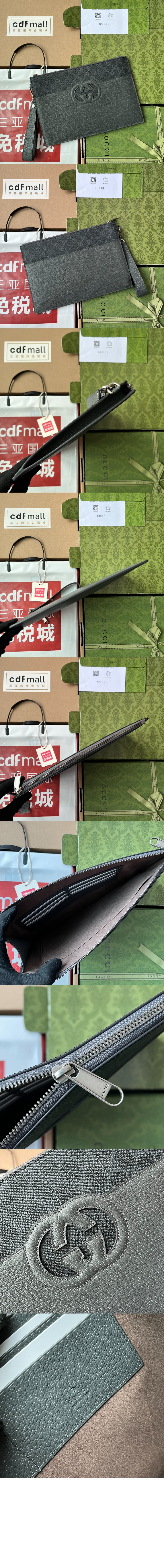 구찌 컷아웃 인터로킹 G 파우치 723320