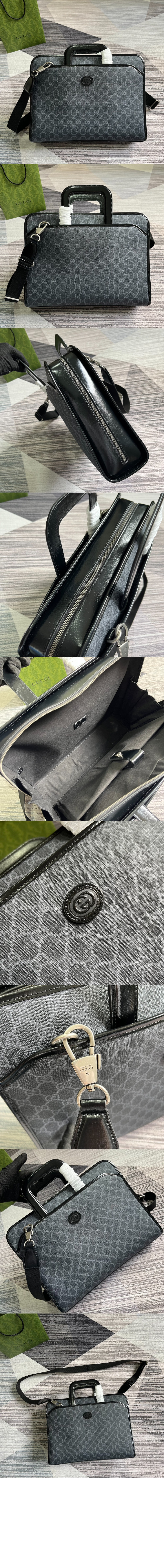 구찌 인터로킹 G 브리프케이스 700531