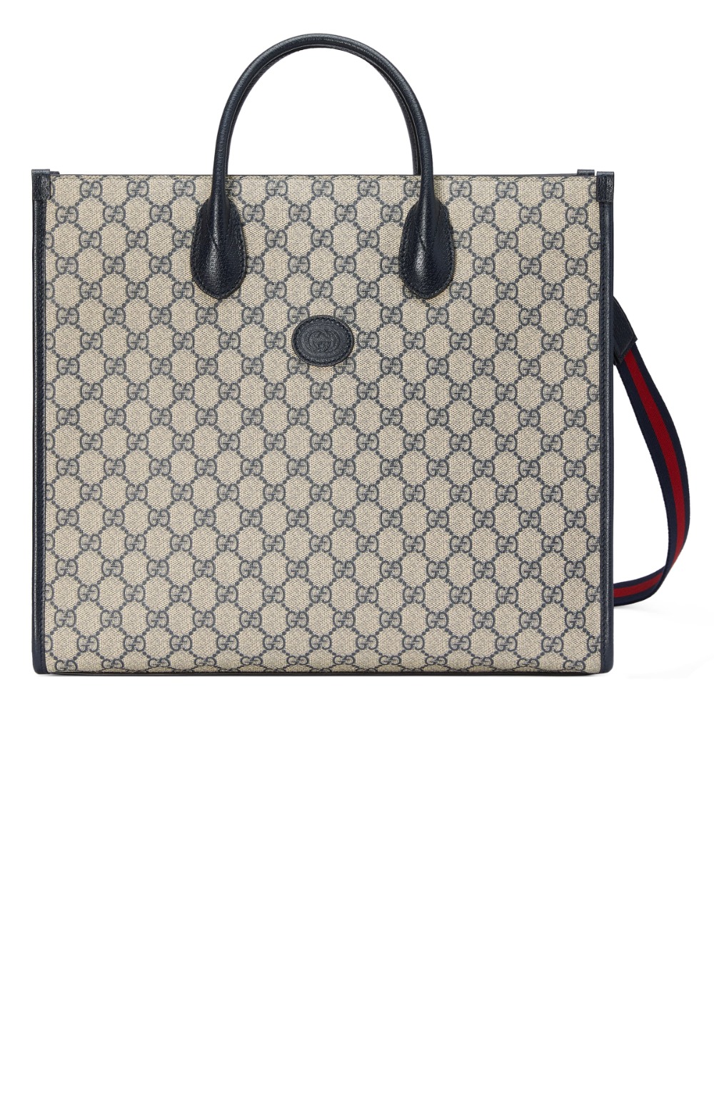 구찌 인터로킹 G 미디엄 토트백 674148