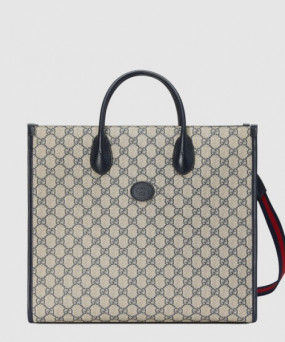 구찌 인터로킹 G 미디엄 토트백 674148