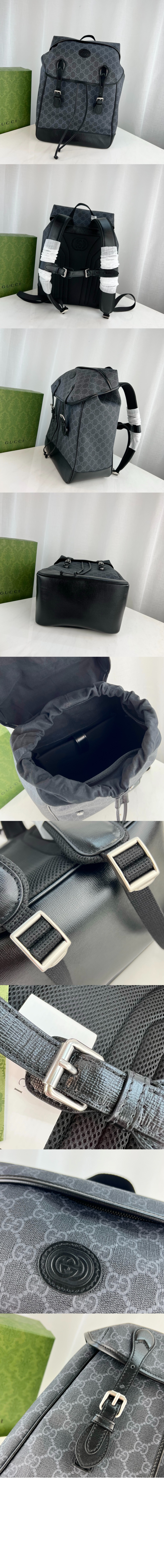 구찌 인터로킹 G 미디엄 백팩 696013