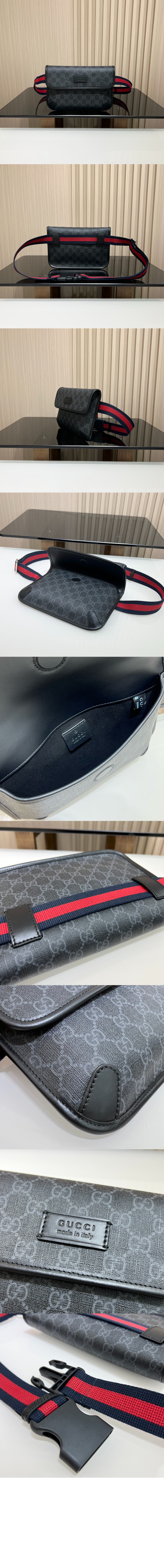 구찌 수프림 벨트백 598113