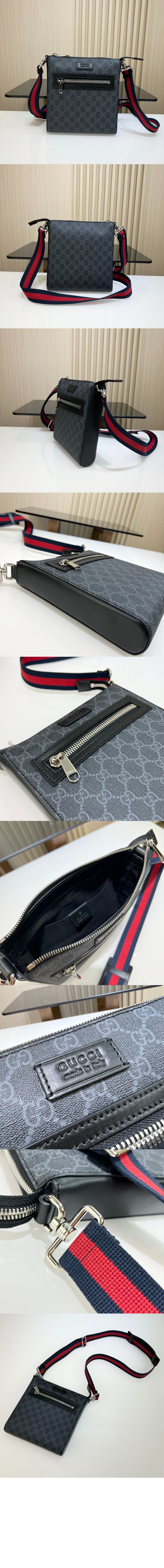 구찌 GG 수프림 스몰 사이즈 메신저백 523599