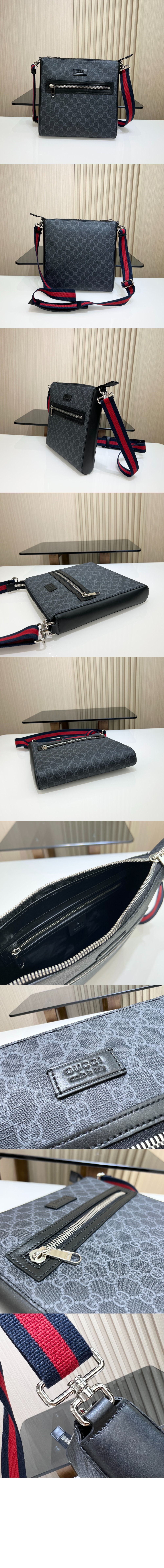 구찌 GG 수프림 메신저백 474137