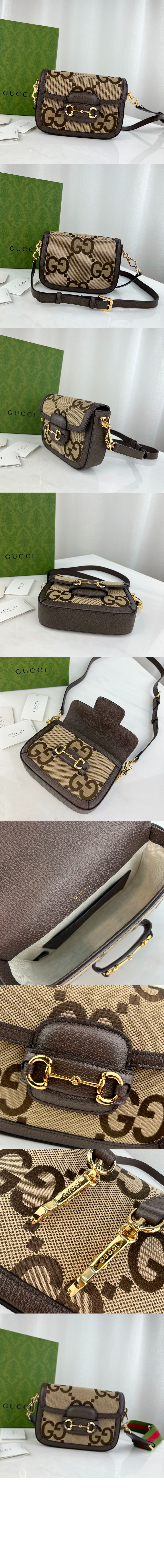 구찌 홀스빗 1955 점보 GG 미니백 658574