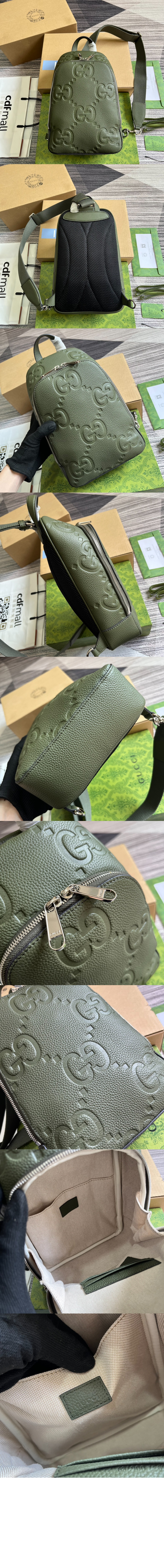 구찌 점보 GG 크로스백 766937