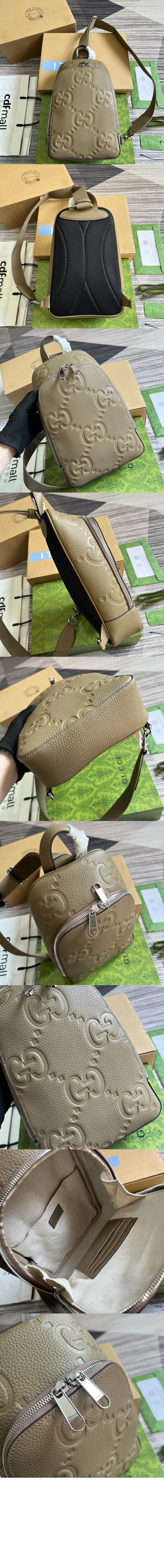 구찌 점보 GG 크로스백 766937