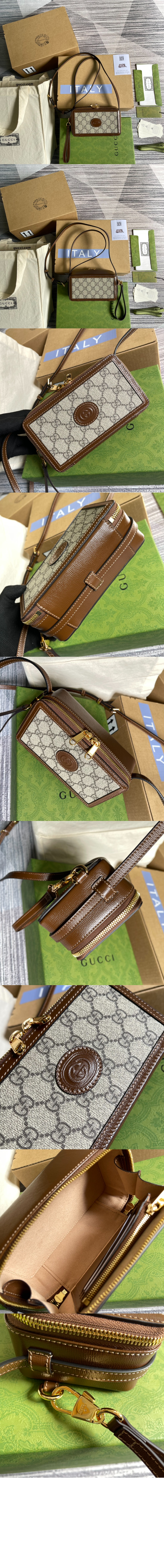 구찌 인터로킹 G 미니백 671674