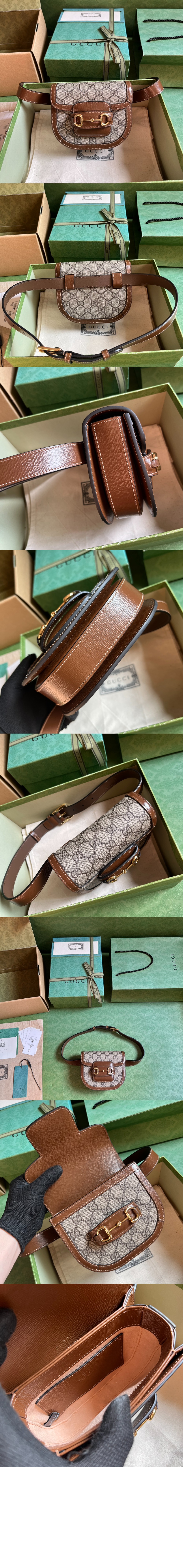 구찌 라운드 벨트백 760198