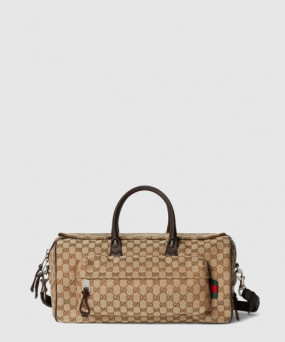 구찌 미디엄 GG 더플백 800185