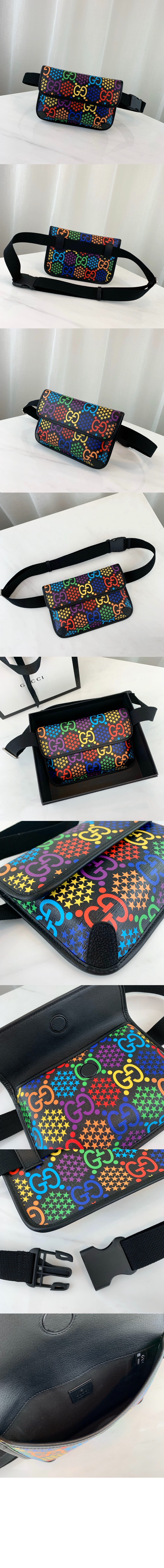 구찌 수프림 벨트백 598113