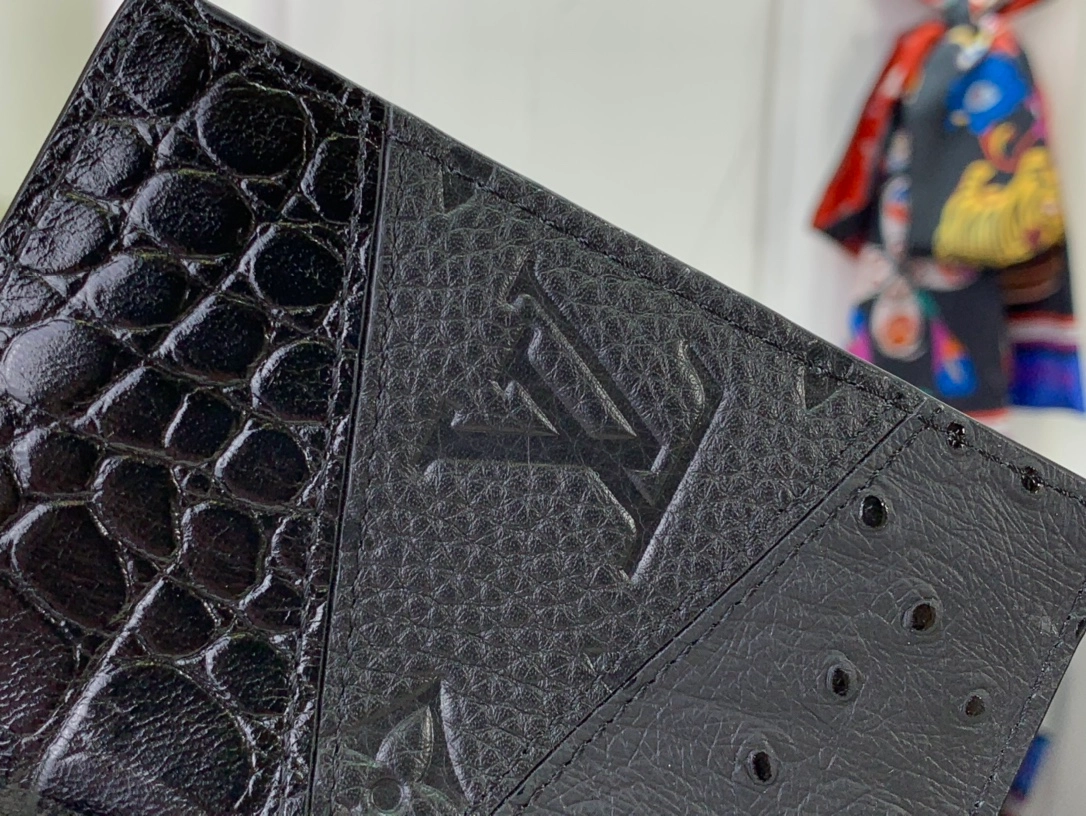 루이비통 오거나이저 크로커다일 오스트리치 매트 카드지갑