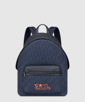 디올 Rider 2.0 DIOR AND KAWS 지퍼 백팩 1ESBA