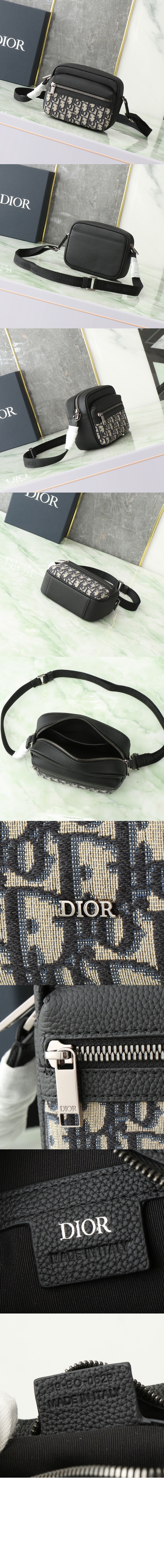 디올 Rider 2.0 미니 지퍼 메신저백 2ESWS